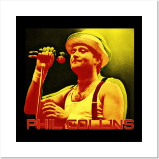 phil collins vintage style Posters and Art